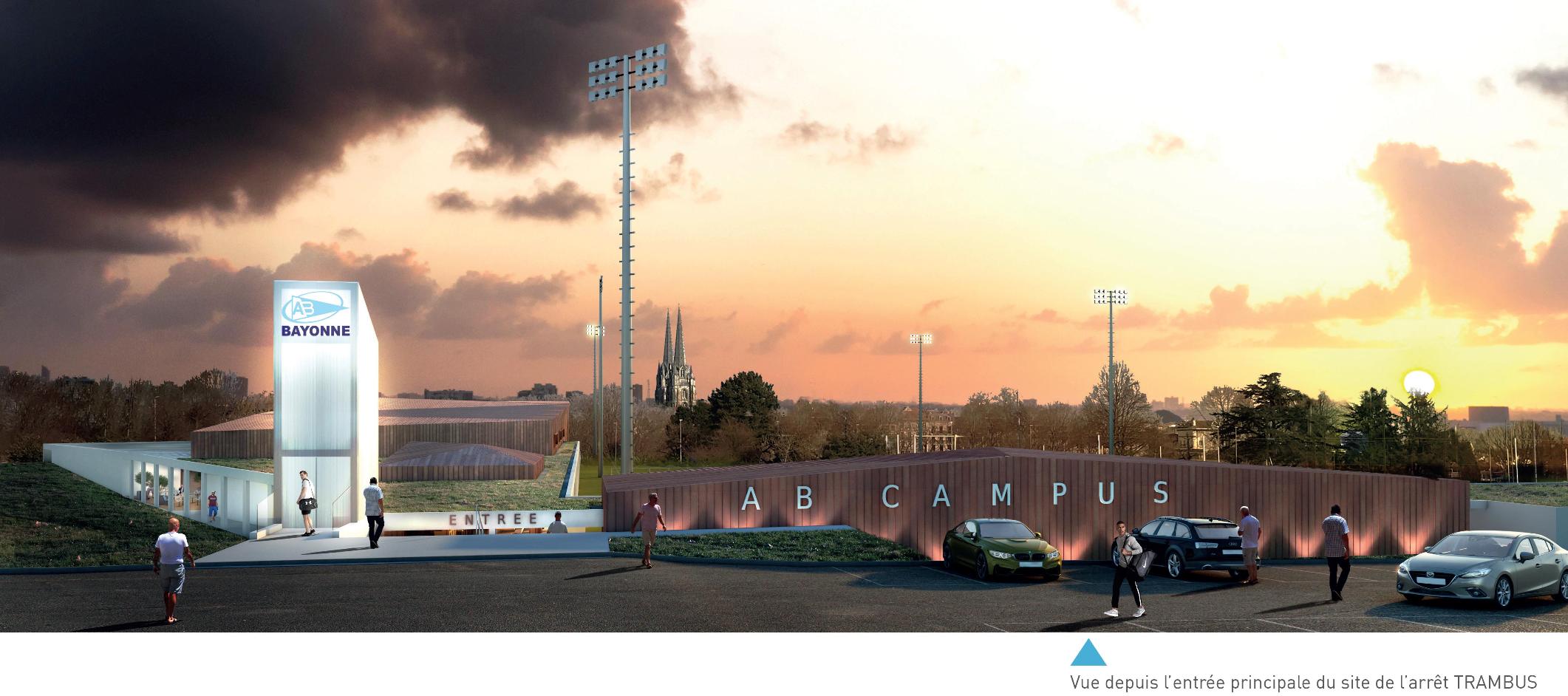 Concours pour la conception-réalisation d’un centre de formation et de performance pour l’Aviron Bayonnais Complexe Jean Dauger — vue 2